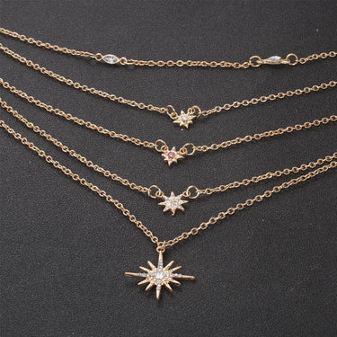 Celestial Stars Layered Necklace-Your Soul Place